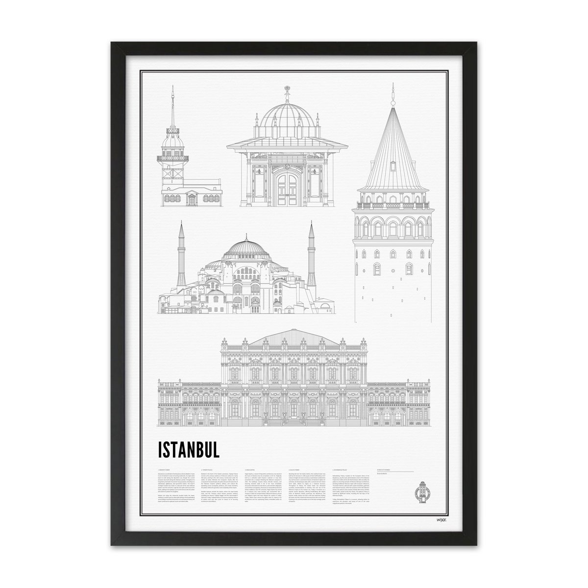 Affiches de Iconics of Istanbul | WIJCK.